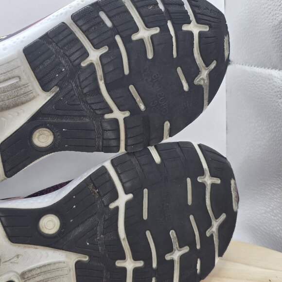 Brooks Ghost 16 Women's Blue Pink White Peacoat Running Shoes Size 8.5 D Wide - Picture 8 of 10